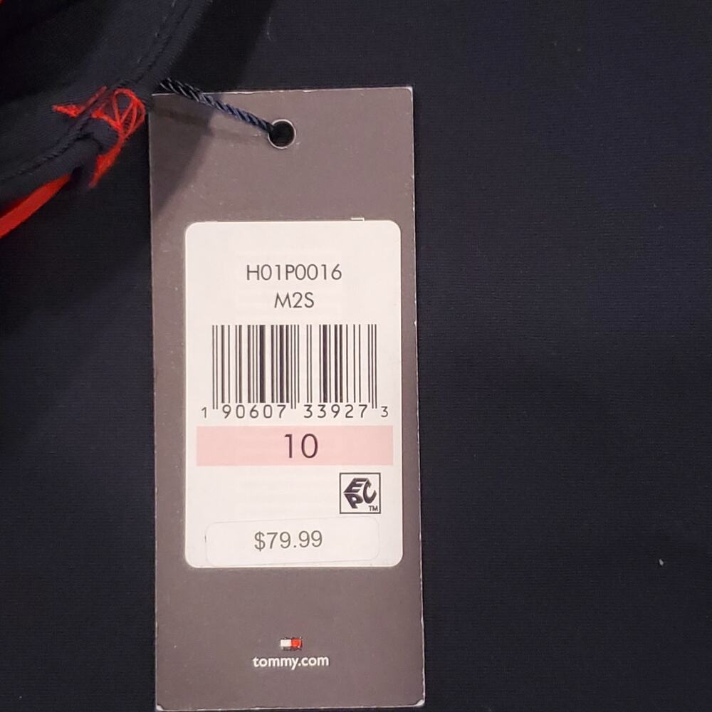 Tommy Hilfiger Navy Radcliffe Pants Size 10 - Picture 8 of 9